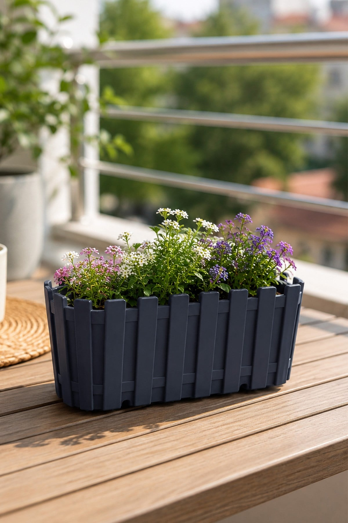 Poliwork B30 Akasya Balkon Saksı 3 Litre 30cm | ID5733