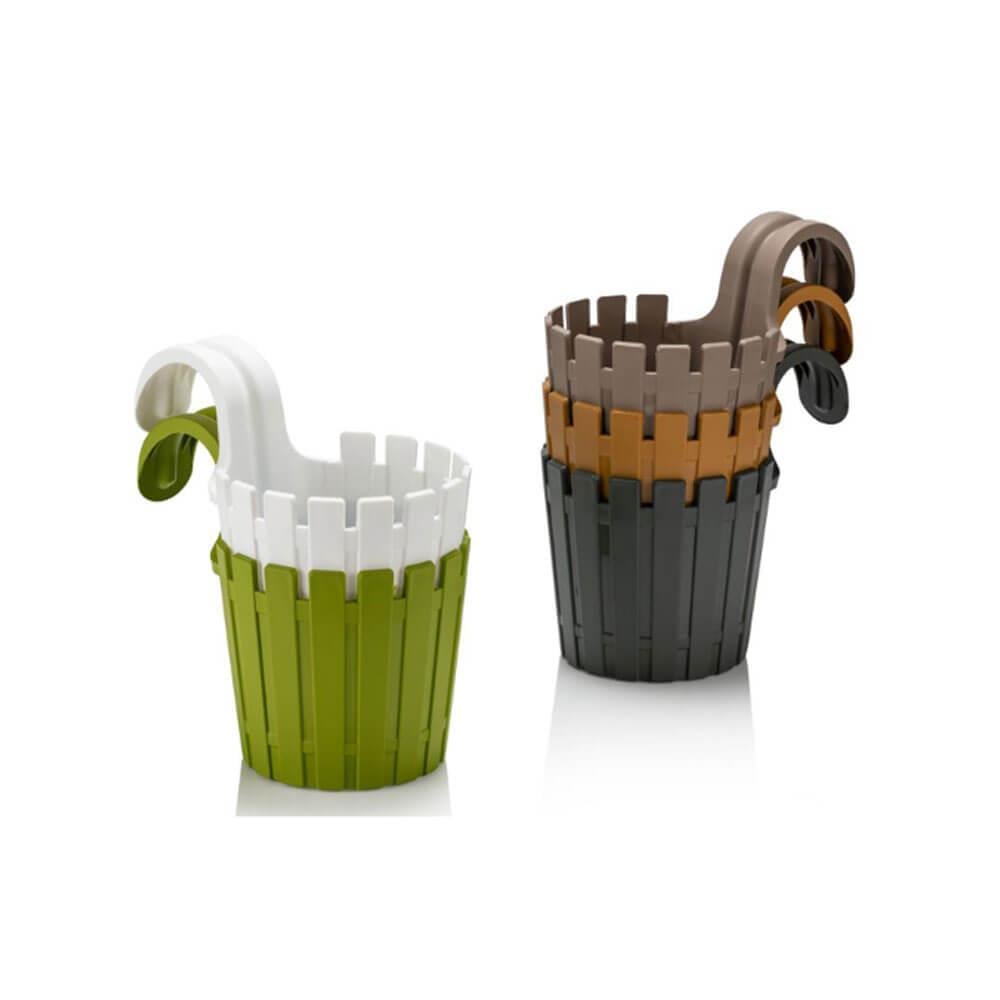 Poliwork TKA Tekli Askılı Akasya Balkon Saksı 1,5 Litre | ID5736