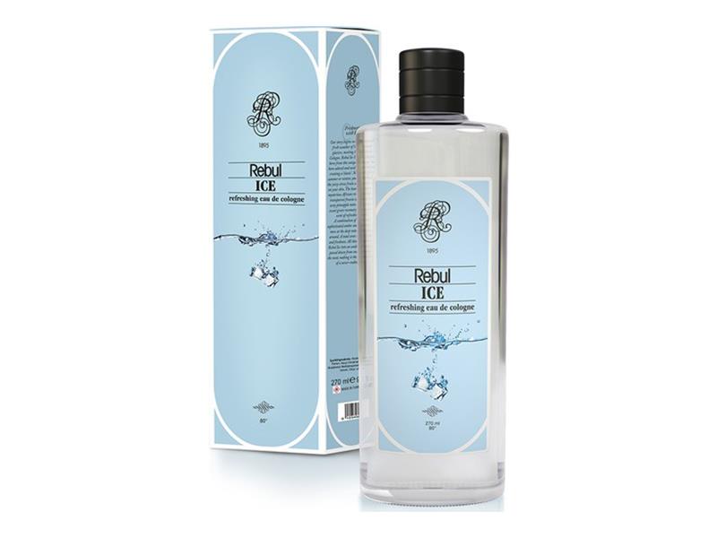 Rebul Ice - Cam Şişe Kapaklı Kolonya 270ml | ID4039