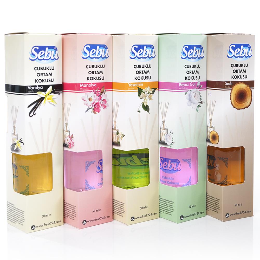 Sebu Bambu Çubuklu Ortam Kokusu 50ml | ID5560 