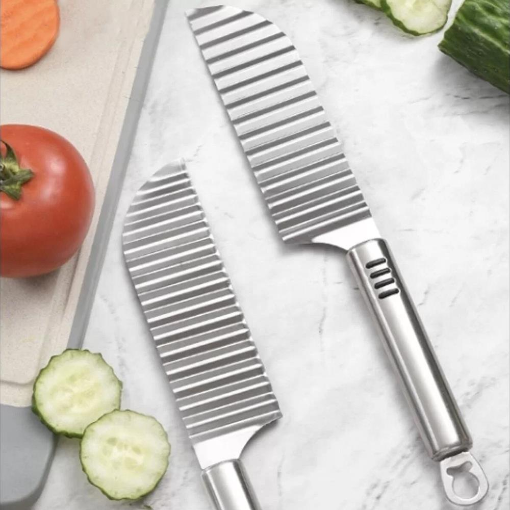 Şekilli Patates Dilimleme Bıçağı 29 cm | ID5955