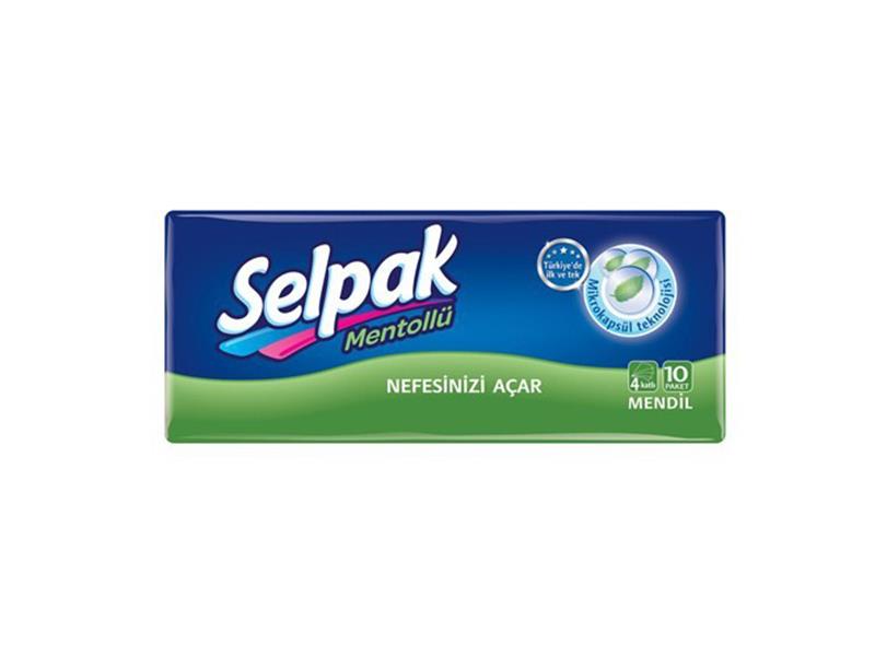 Selpak Mentollü Kağıt Cep Mendil 10' lu Paket | ID4181