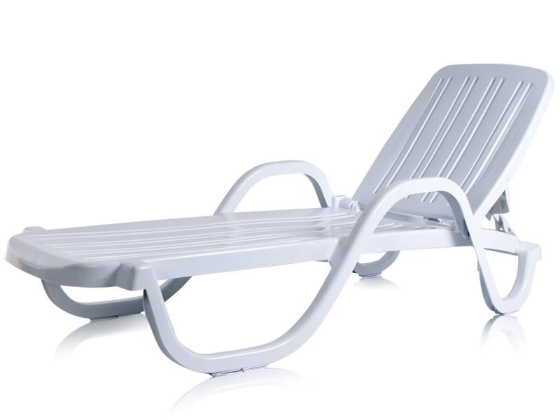 Şenyayla 2535 Kollu Katlanır Plaj Havuz Şezlongu Plastik | ID4711 