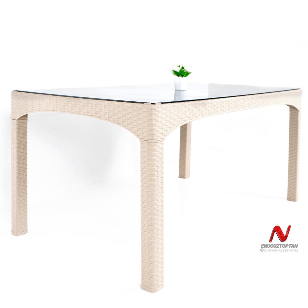 Şenyayla 2589 Comfort Rattan Kapalı Camlı Masa 90x150 | ID4877