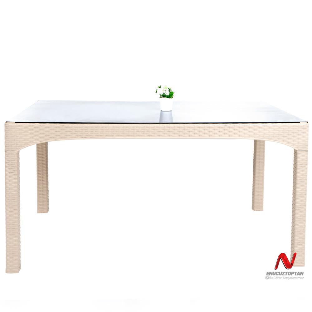 Şenyayla 2589 Comfort Rattan Kapalı Camlı Masa 90x150 | ID4877
