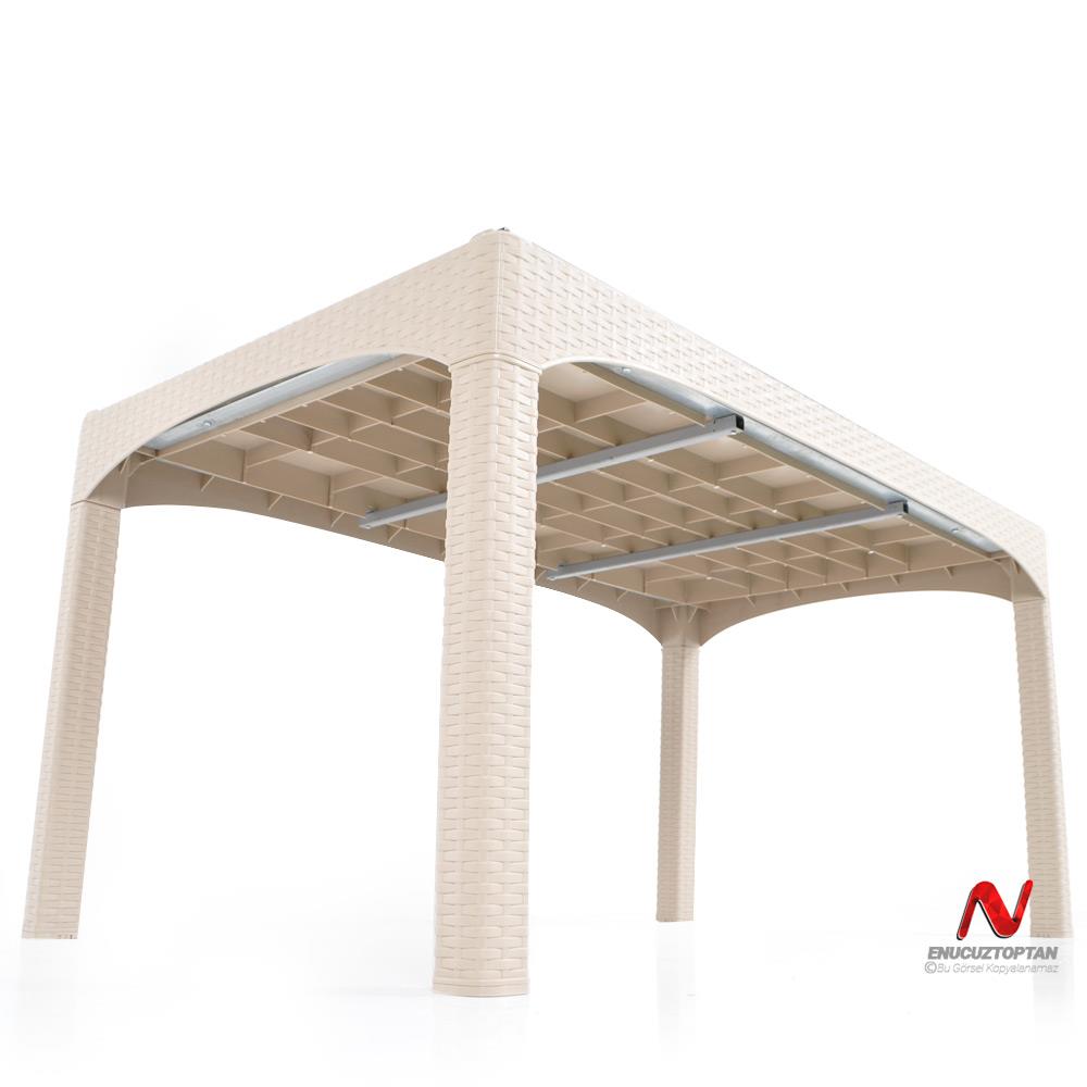 Şenyayla 2589 Comfort Rattan Kapalı Camlı Masa 90x150 | ID4877