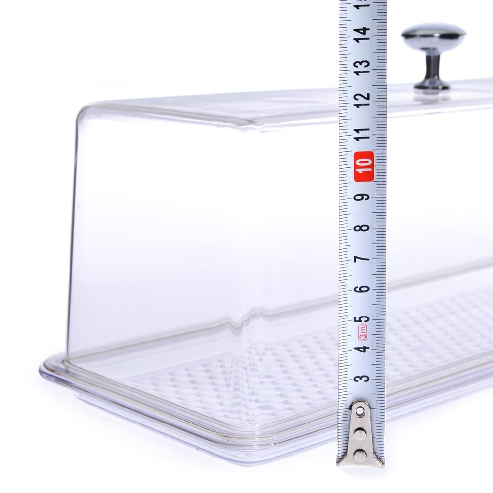 Şenyayla 2811 Şeffaf Kapaklı Pasta Tepsisi No:1 33x13cm  | ID5204