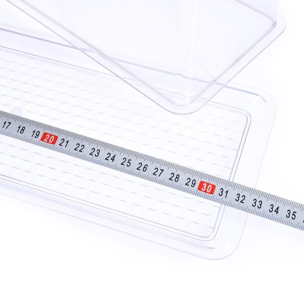 Şenyayla 2811 Şeffaf Kapaklı Pasta Tepsisi No:1 33x13cm  | ID5204