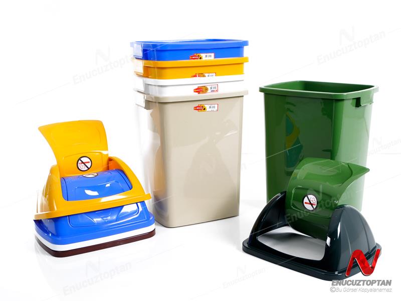 Şenyayla 4192 Kapaklı Çöp Kovası 35 Litre Plastik | ID4484 