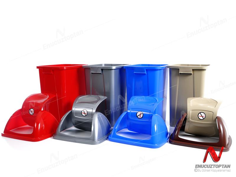 Şenyayla 4195 Kapaklı Çöp Kovası 50 Litre Plastik | ID4485 