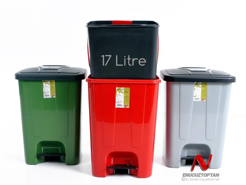 Şenyayla 4245 Pedallı Kapaklı Çöp Kovası 17 Litre Plastik | ID4487