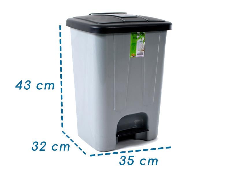 Şenyayla 4250 Pedallı Kapaklı Çöp Kovası 25 litre Plastik | ID4489