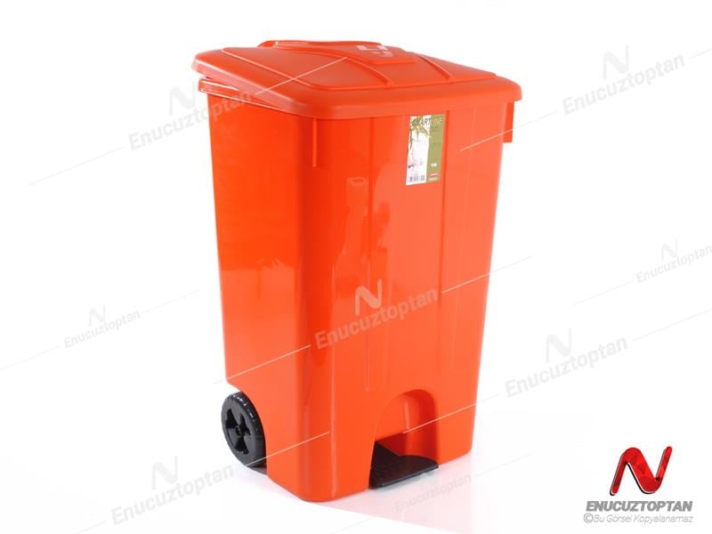 Şenyayla 4265 Tekerlekli Kapaklı Pedallı Çöp Kovası 85 Litre | ID3069
