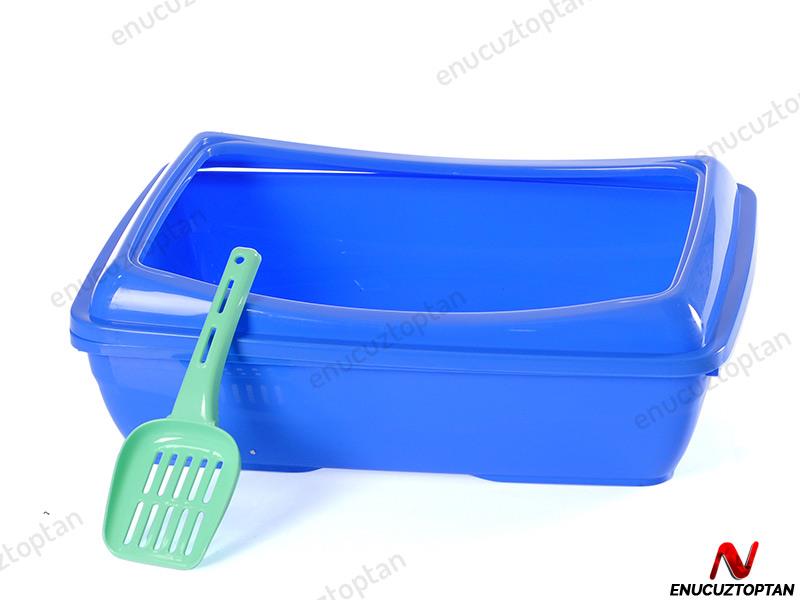 Şenyayla 5081 Açık Kedi Tuvaleti - Kedi Tuvaleti Kabı Kürek Hediyeli | ID2508