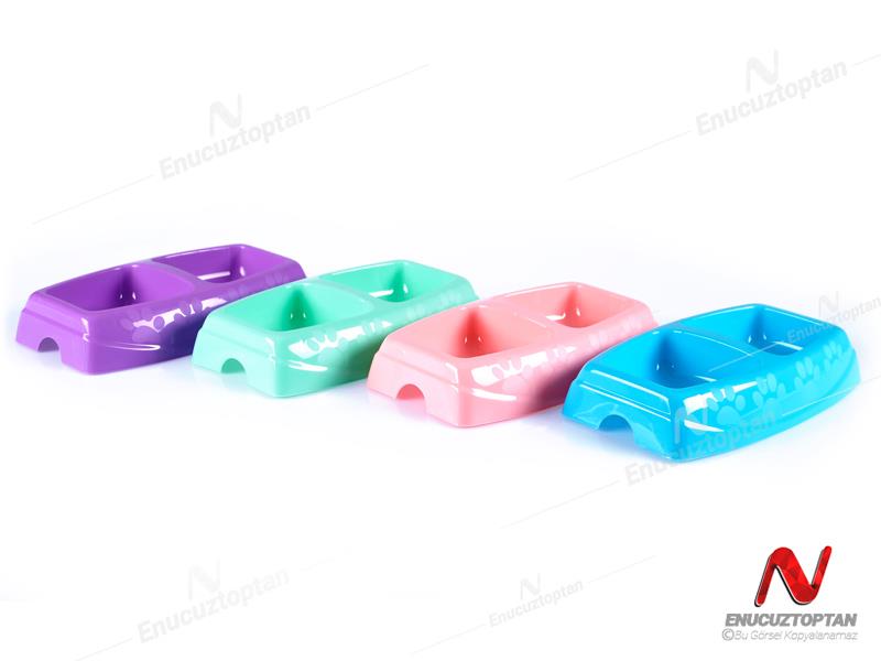 Şenyayla 5083 Evcil Hayvan Mama Kabı Küçük Boy 2 Gözlü | ID4305