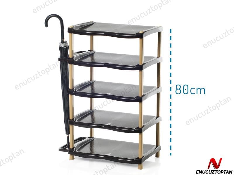 Şenyayla 5138 Klasik 5 Katlı Ayakkabılık - 10 Çift | ID2514