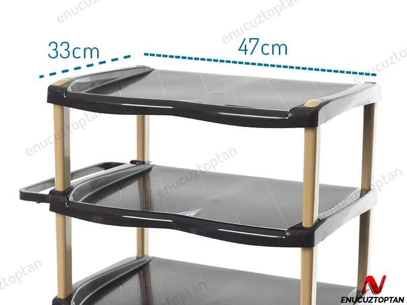 Şenyayla 5138 Klasik 5 Katlı Ayakkabılık - 10 Çift | ID2514