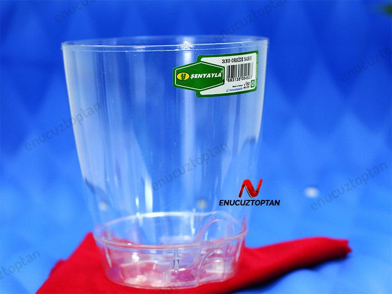 Şenyayla 5453 Orkide Şeffaf Saksı No:3 - 3 Litre | ID1403