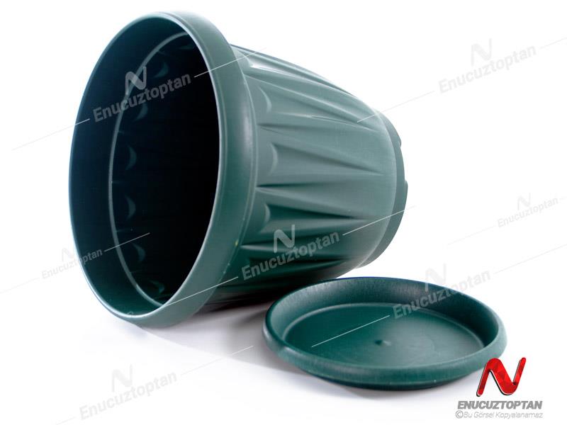 Şenyayla 5704 Ürgüp Tabaklı Plastik Saksı No:4 5lt | ID4744