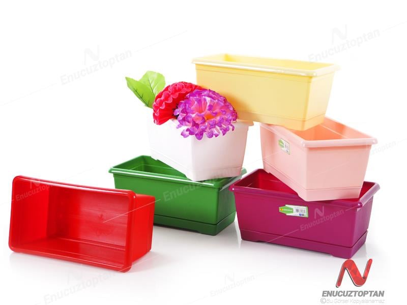 Şenyayla 5850 Göreme Balkon Çiçek ve Bitki Saksısı No:1 - 4.5 Litre | ID2885