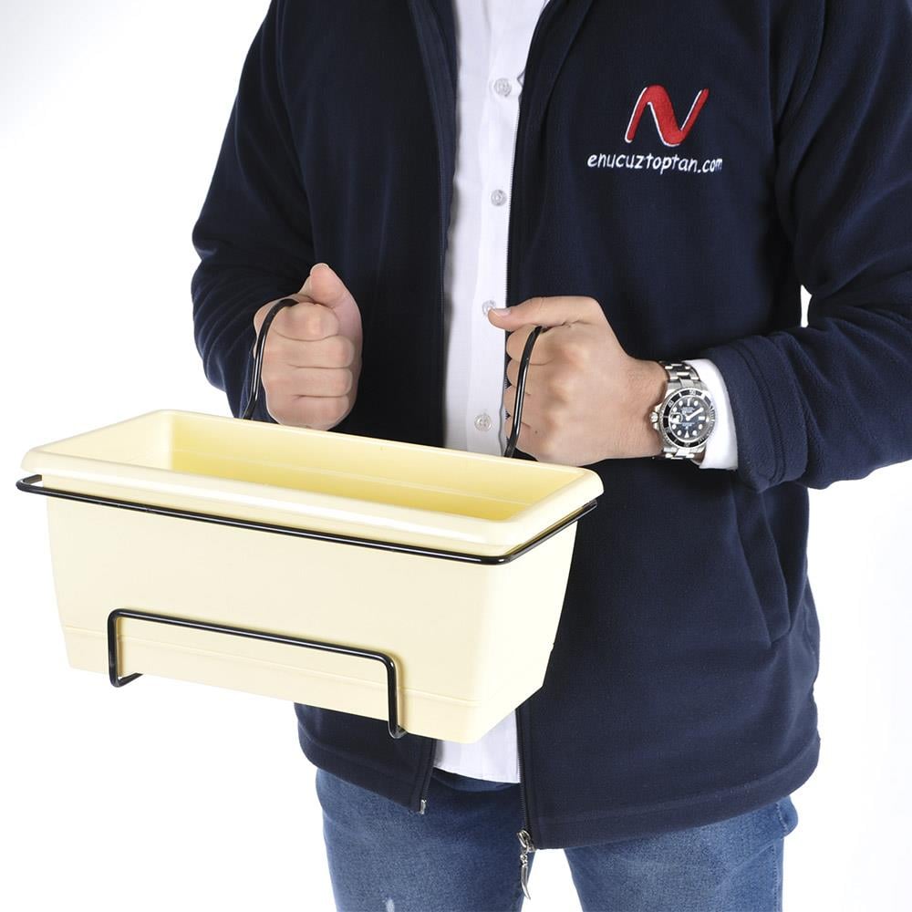 Şenyayla 5850A Askılı Göreme Balkon Çiçek ve Bitki Saksısı No:1 - 4.5 Litre | ID5504