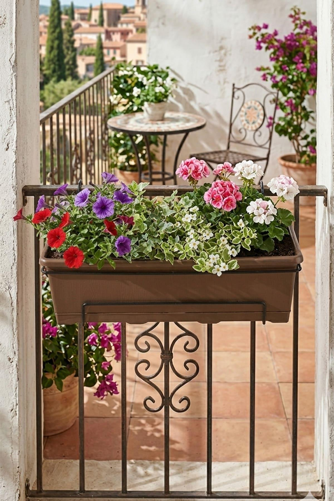Şenyayla 5860A Askılı Göreme Balkon Çiçek ve Bitki Saksısı No:3 - 7.5 Litre | ID5505