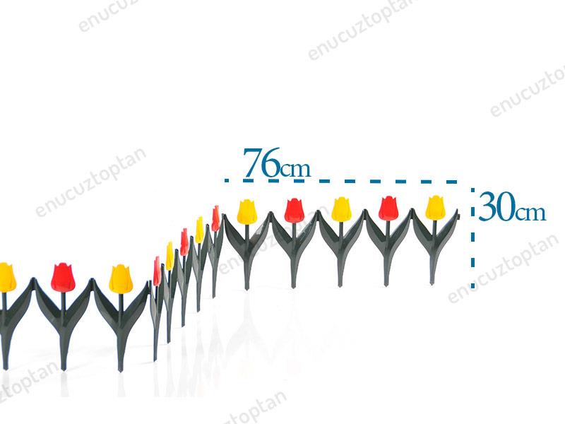 Şenyayla 5996 Bahçe Çiti Lale Desenli | ID1498