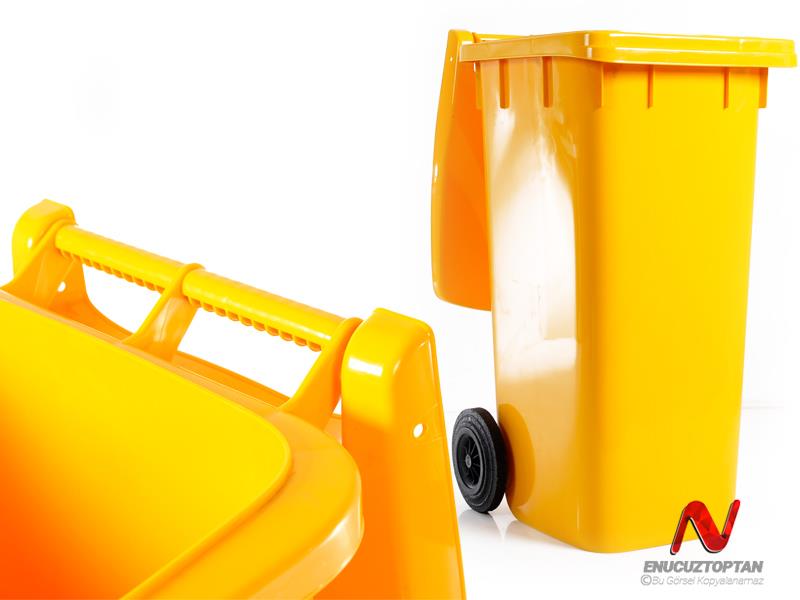 Şenyayla 6505 Çöp Konteyneri Tekerlekli Kapaklı 120 Litre 1.Sınıf Plastik | ID4491