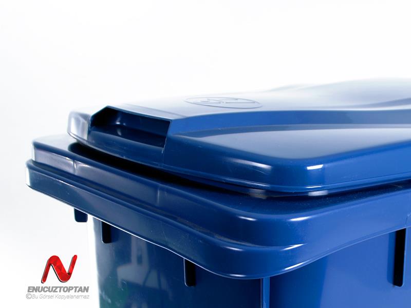 Şenyayla 6506 Çöp Konteyneri Eko Tekerlekli Kapaklı 120 Litre Plastik  | ID4492