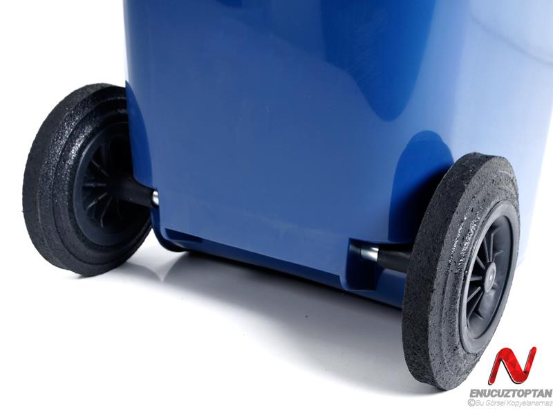 Şenyayla 6506 Çöp Konteyneri Eko Tekerlekli Kapaklı 120 Litre Plastik  | ID4492