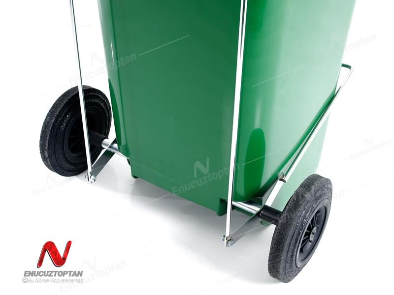 Şenyayla 6507 Çöp Konteyneri Pedallı Eko Tekerlekli Kapaklı 120 Litre Plastik | ID4493