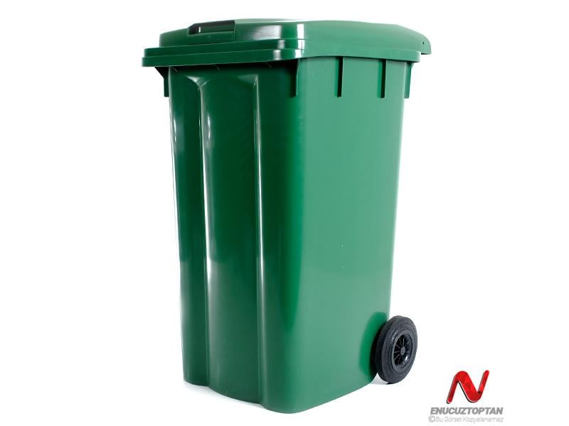 Şenyayla 6511 Çöp Konteyneri Eko Tekerlekli Kapaklı 240 Litre Plastik  | ID4495