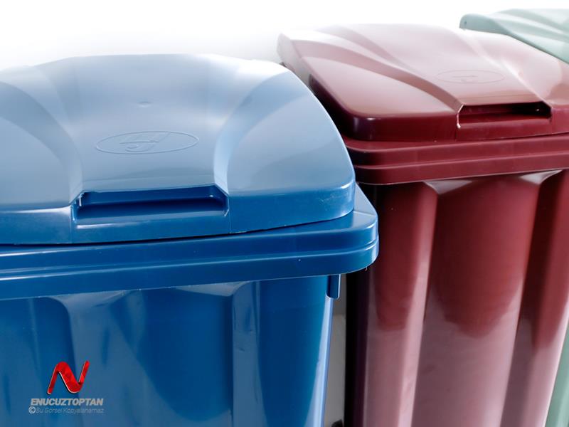 Şenyayla 6511 Çöp Konteyneri Eko Tekerlekli Kapaklı 240 Litre Plastik  | ID4495