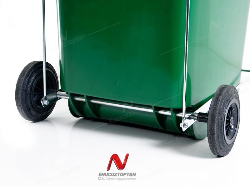 Şenyayla 6512 Çöp Konteyneri Pedallı Eko Tekerlekli Kapaklı 240 Litre Plastik  | ID4494