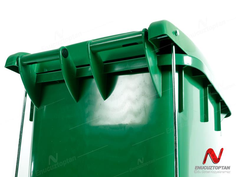 Şenyayla 6512 Çöp Konteyneri Pedallı Eko Tekerlekli Kapaklı 240 Litre Plastik  | ID4494