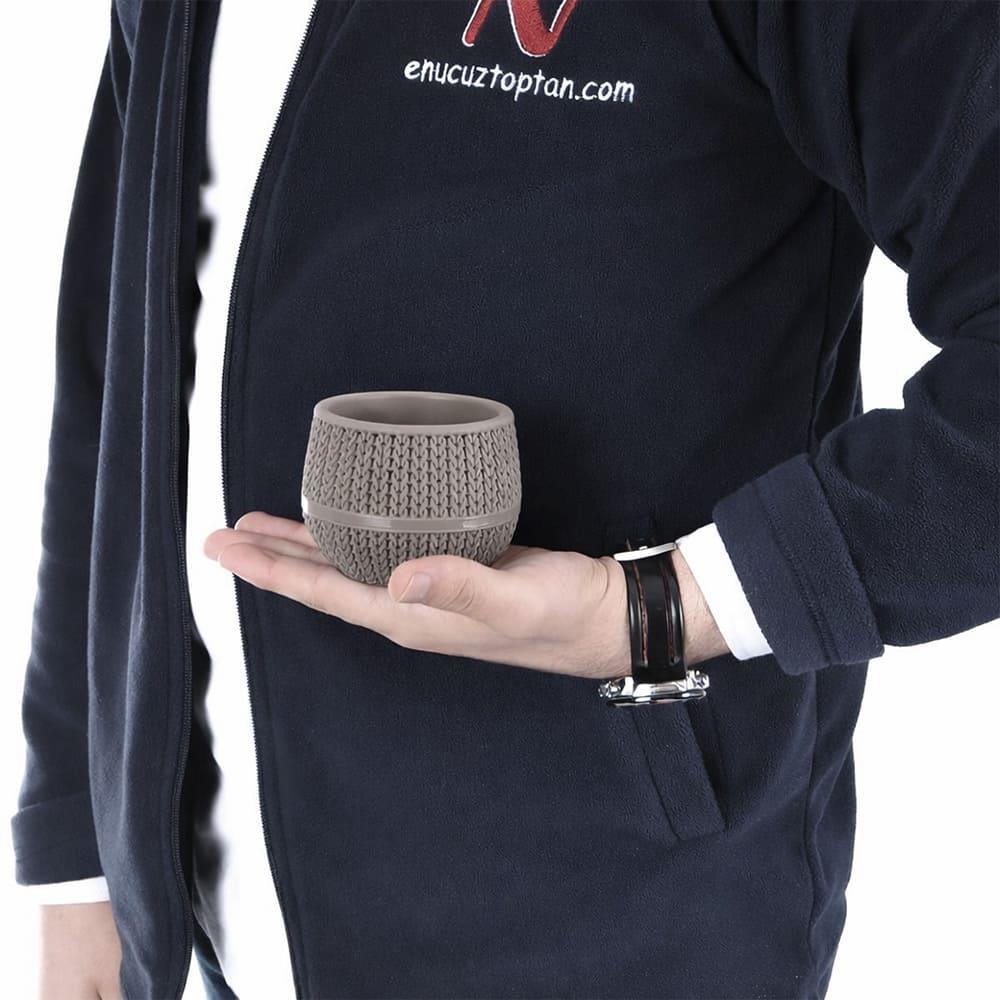 Serinova ASR1 Amasra Desenli Mini Kaktüs Skulent Saksısı 0,13Litre | ID4745