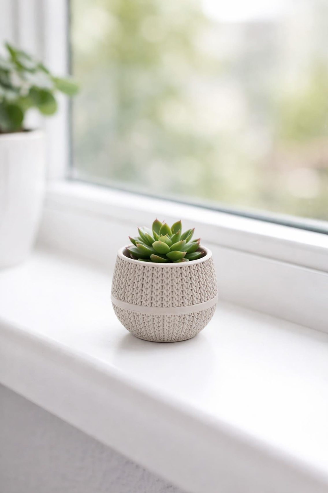 Serinova ASR1 Amasra Desenli Mini Kaktüs Skulent Saksısı 0,13Litre | ID4745