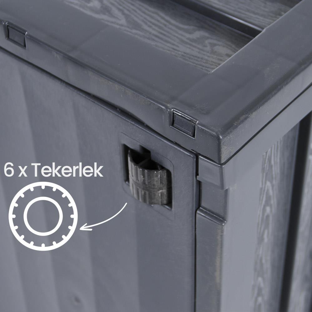 Serinova BSA1 Kapaklı Bahçe Sandığı 320 Litre | ID6202