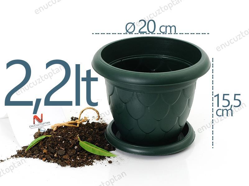 Serinova D004 Damla Saksı 2.2 Litre | ID1407