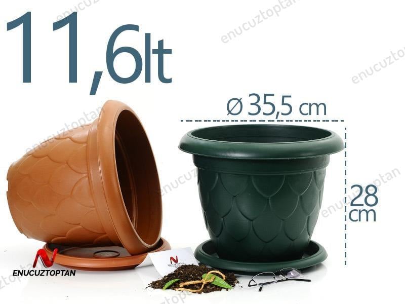 Serinova D008 Damla Saksı 11.6 Litre | ID1411