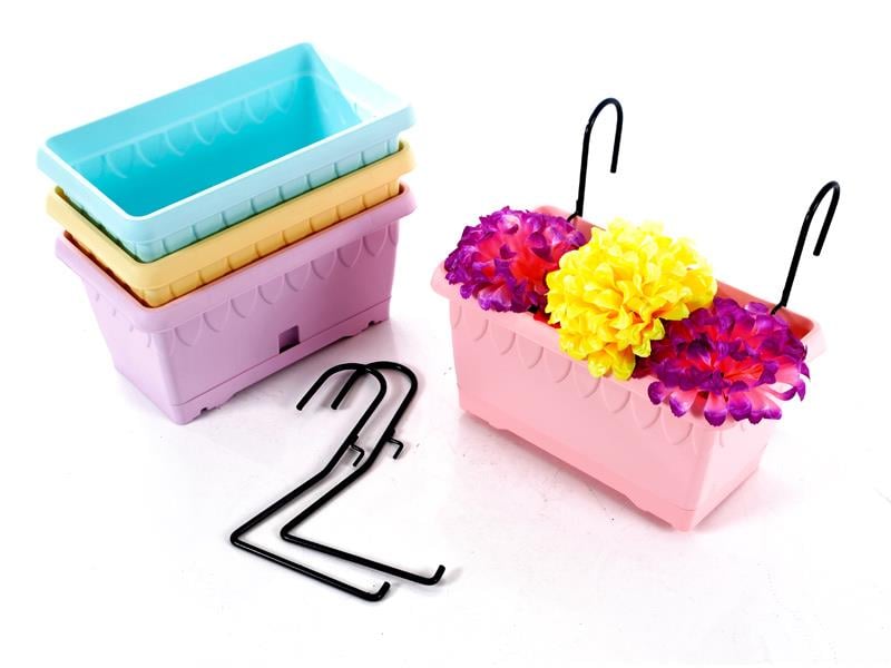 Serinova DB01IA Damla Askılı Balkon Saksı 5.3 Litre | ID2942