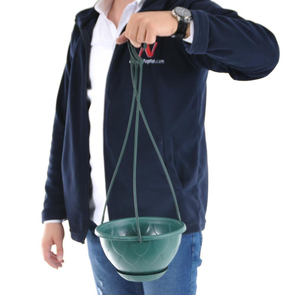 Serinova DM01 Askılı Damla Makrome Çiçek ve Bitki Saksısı No:1 - 2 Litre | ID2866