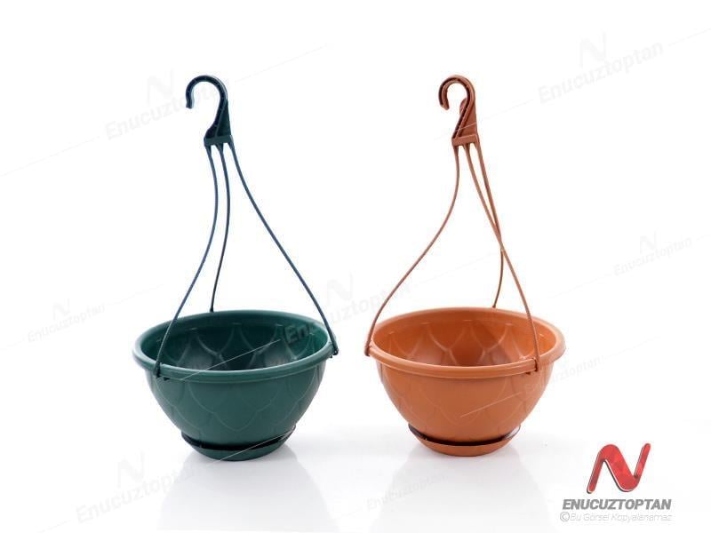 Serinova DM01 Askılı Damla Makrome Çiçek ve Bitki Saksısı No:1 - 2 Litre | ID2866