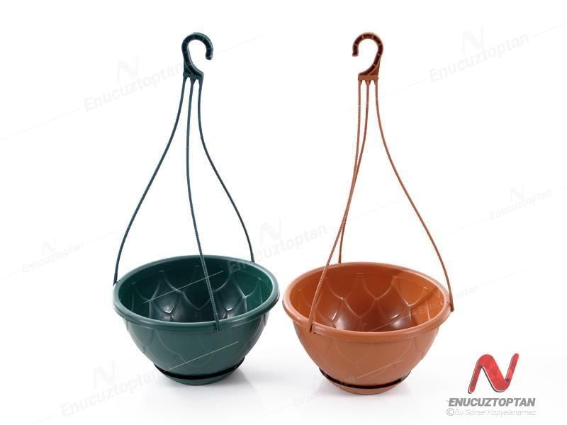 Serinova DM03 Askılı Damla Makrome Çiçek ve Bitki Saksısı No:3 - 4.6 Litre | ID2868