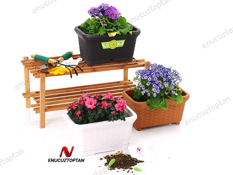 Serinova HB01 Hasır Balkon Saksısı 6.5 Litre | ID1380