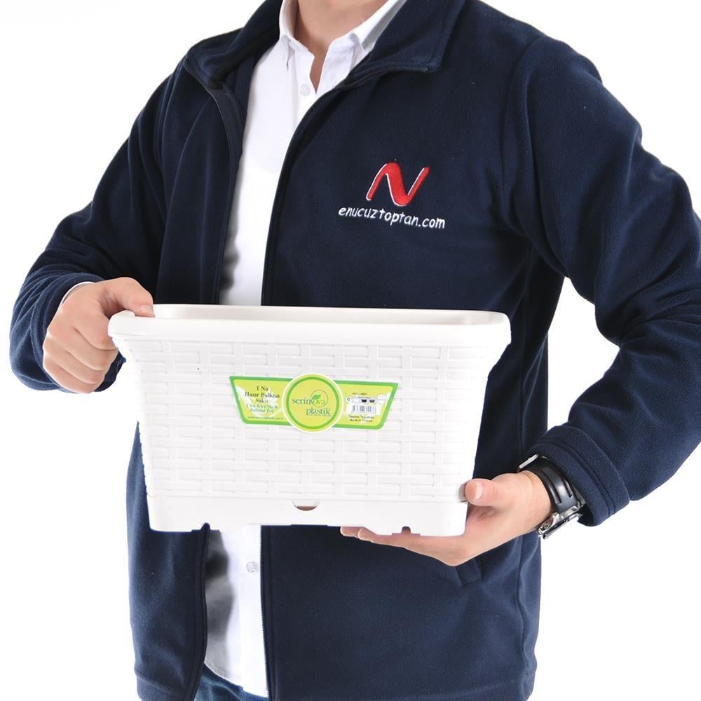 Serinova HB01 Hasır Balkon Saksısı 6.5 Litre | ID1380