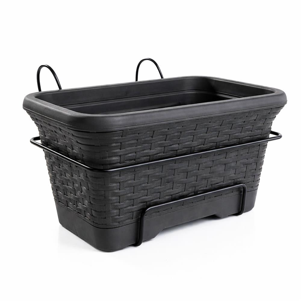 Serinova HB01A Hasır Balkon Askılı Saksı 6.5 Litre | ID1432