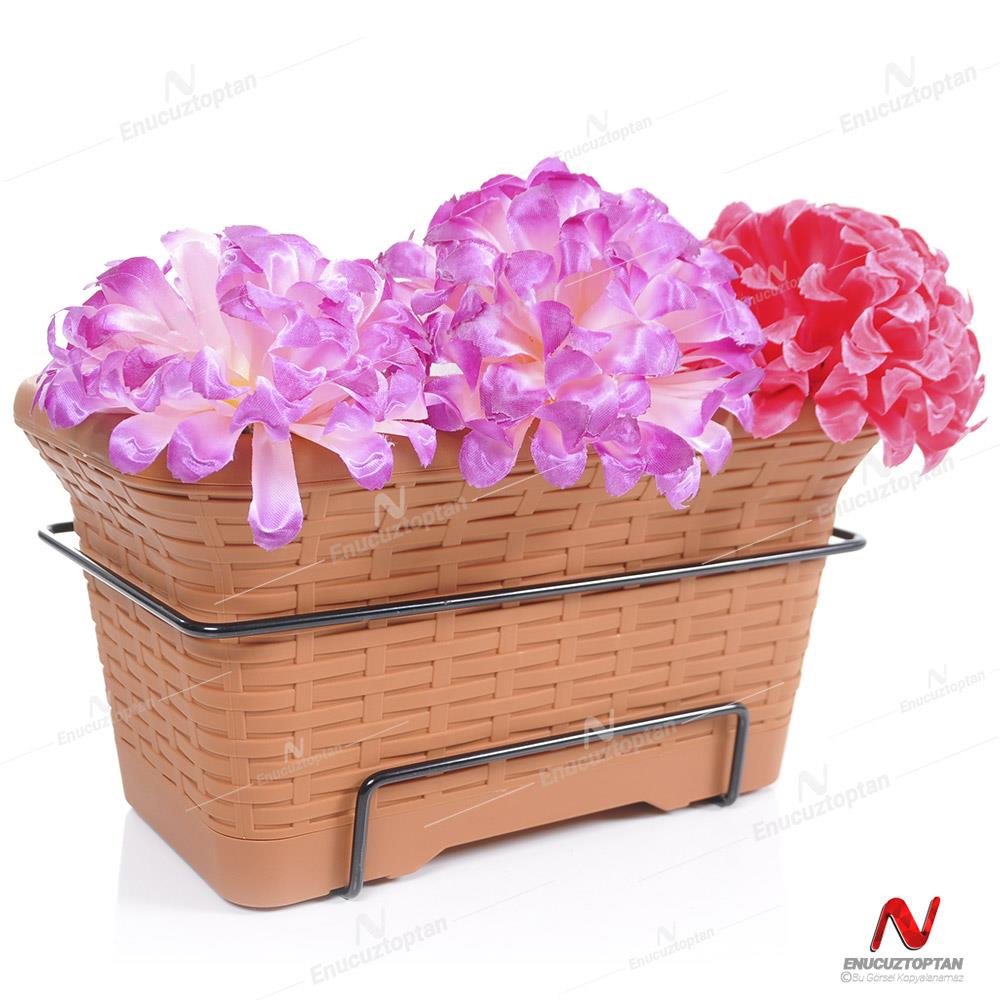 Serinova HB01A Hasır Balkon Askılı Saksı 6.5 Litre | ID1432