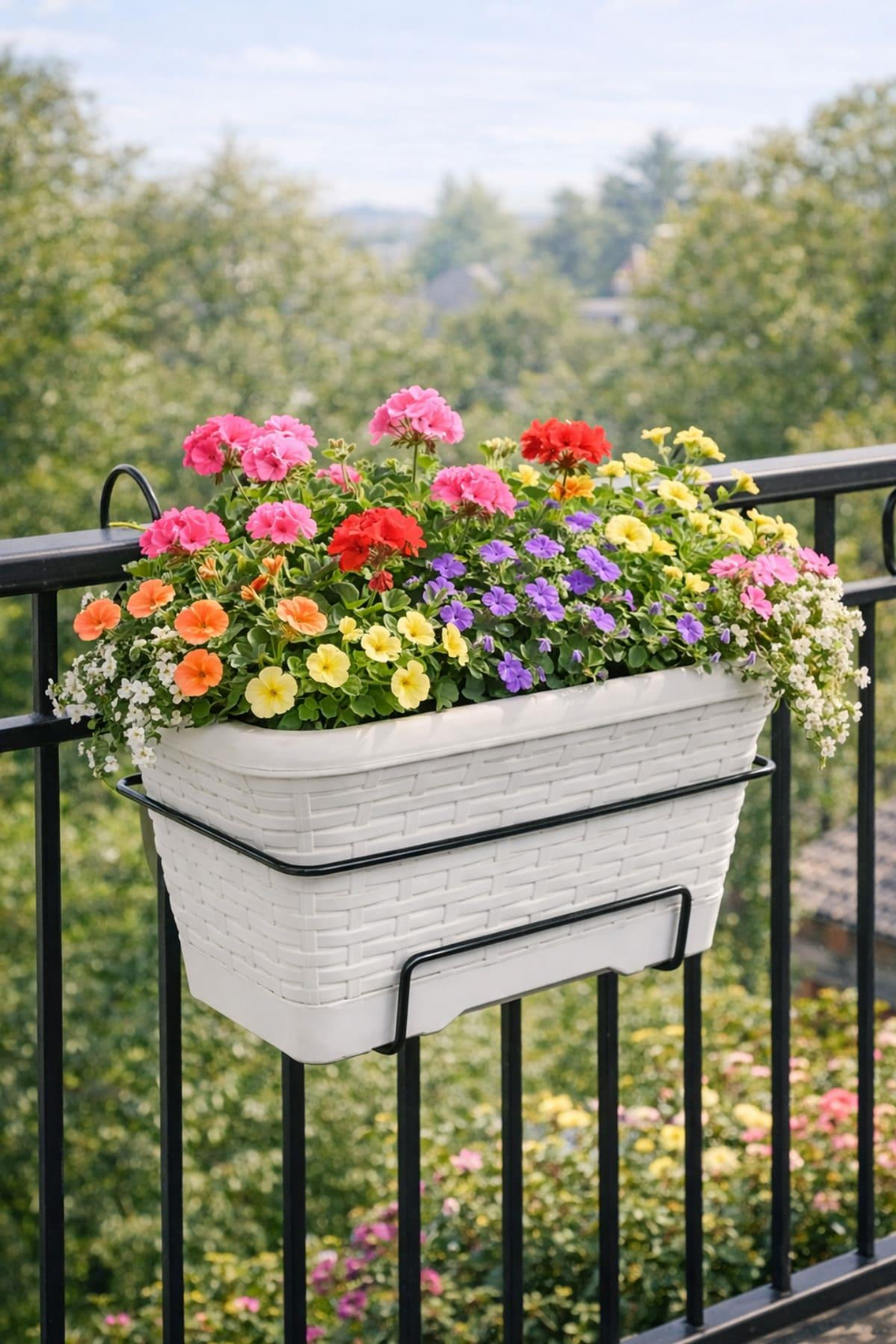 Serinova HB01A Hasır Balkon Askılı Saksı 6.5 Litre | ID1432