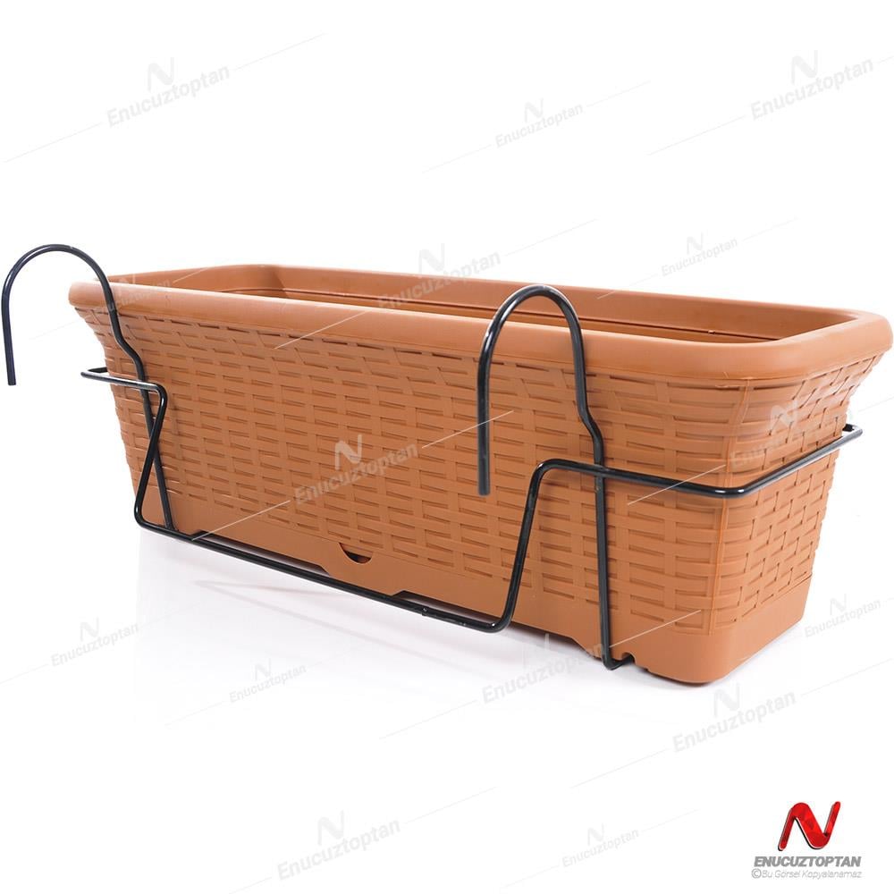 Serinova HB02A Hasır Balkon Askılı Saksı 12 Litre | ID1433